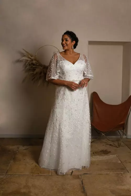 Casablanca plus size sale wedding dresses